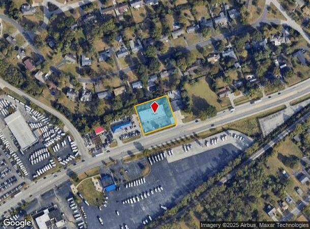  1719 N Broadway, Lexington, KY Parcel Map