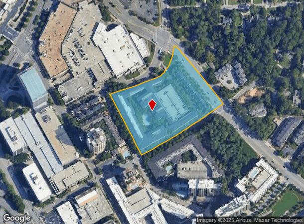  3540 Roxboro Rd Ne, Atlanta, GA Parcel Map