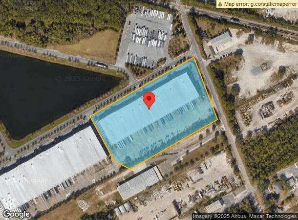  2562 Cabot Commerce Dr, Jacksonville, FL Parcel Map