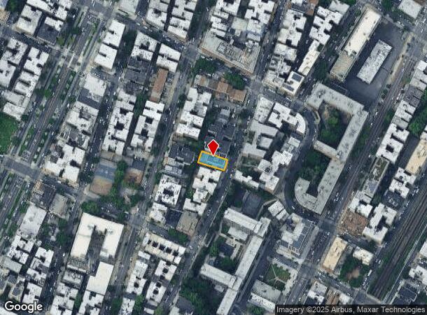  2339 Tiebout Ave, Bronx, NY Parcel Map