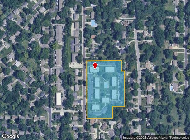  8441 Robinson St, Overland Park, KS Parcel Map
