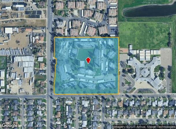  4615 E Florence Ave, Fresno, CA Parcel Map