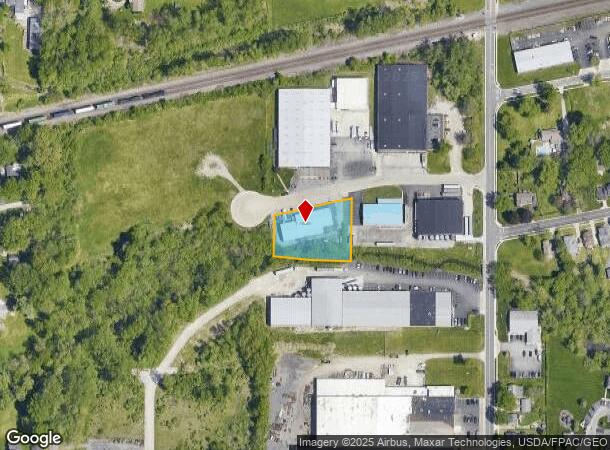  7255 Progress St, Holland, OH Parcel Map