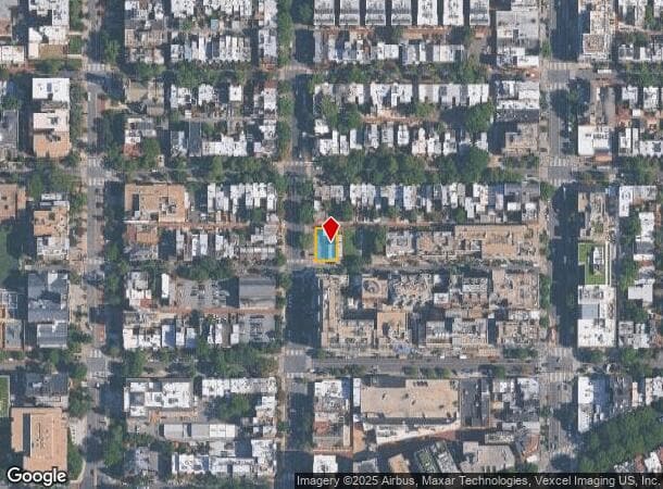  1525 15Th St Nw, Washington, DC Parcel Map