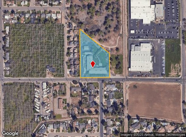  1120 E Tulare Ave, Visalia, CA Parcel Map