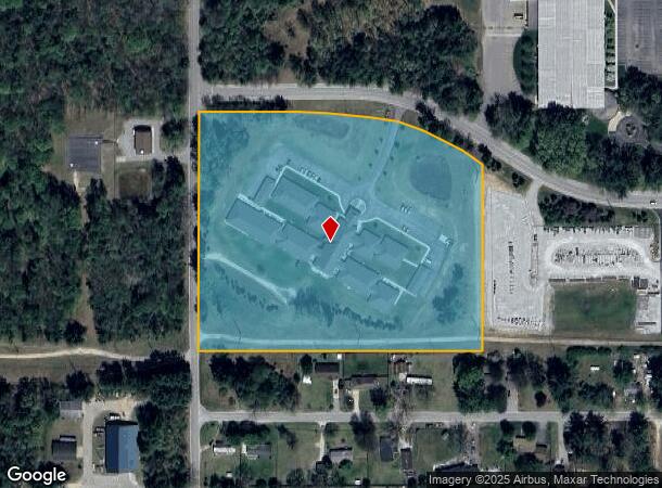 318 W Cooperative Center Dr, Newaygo, MI Parcel Map