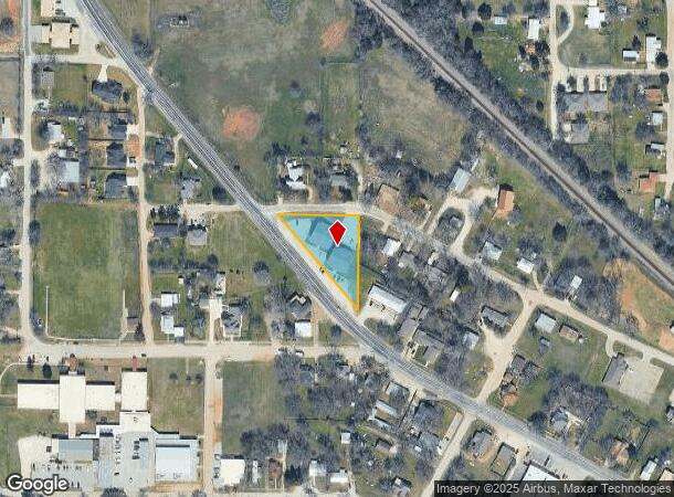 504 W Franklin St, Alvord, TX Parcel Map