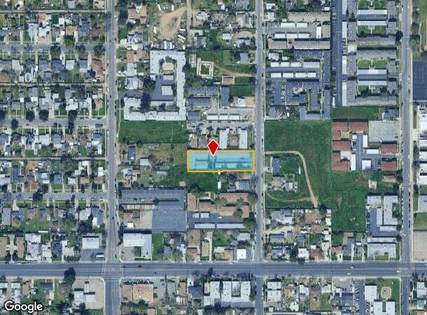 1275 N 8Th St, Fresno, CA Parcel Map