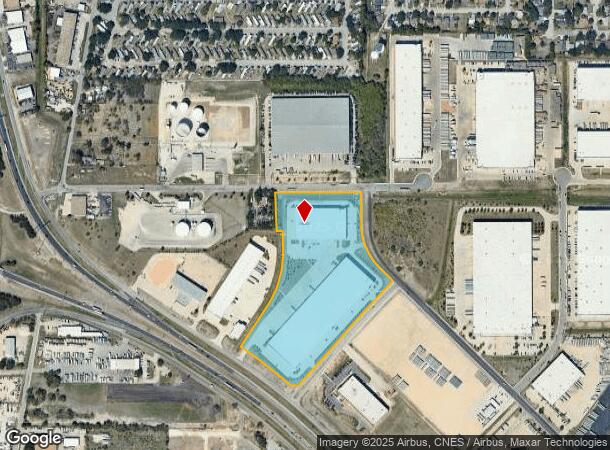  1727 Cornerway Blvd, San Antonio, TX Parcel Map
