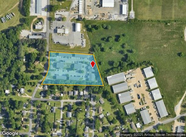 1705 N Lowell Rd, Springdale, AR Parcel Map