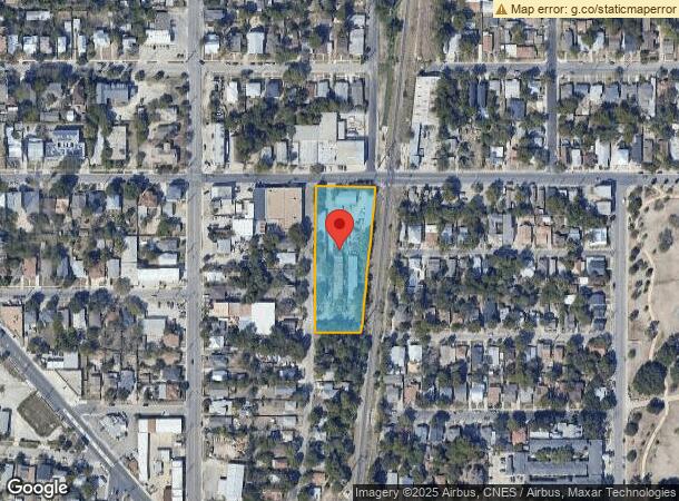  1010 W Ashby Pl, San Antonio, TX Parcel Map