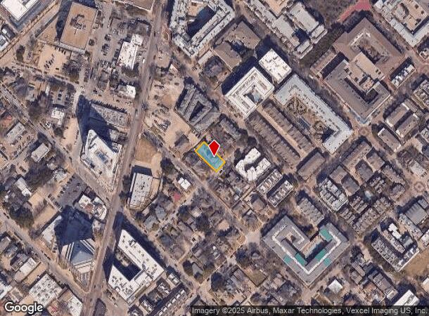 2707 Hibernia St, Dallas, TX Parcel Map