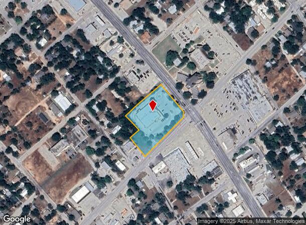 1319 Austin Ave, Brownwood, TX Parcel Map