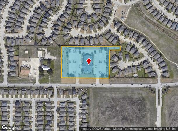 500 W Bonds Ranch Rd, Fort Worth, TX Parcel Map