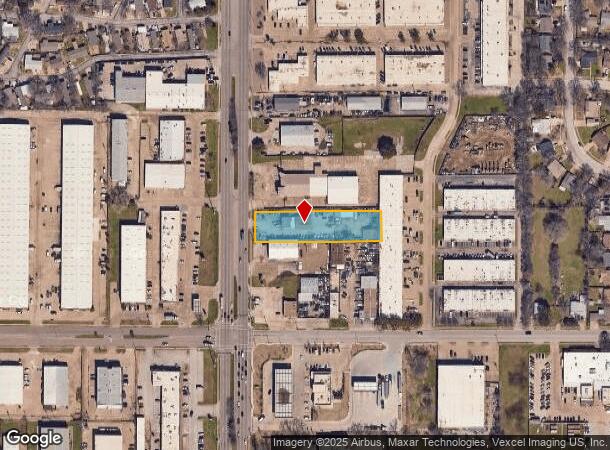  828 N Belt Line Rd, Irving, TX Parcel Map