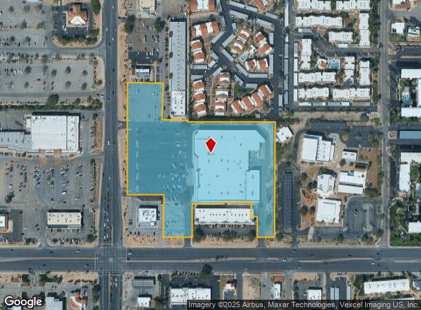 100 N Pantano Rd, Tucson, AZ Parcel Map