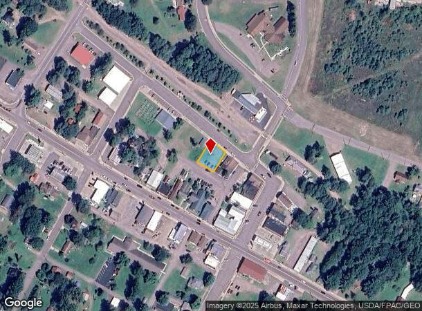  2639 Railroad St, Mercer, WI Parcel Map