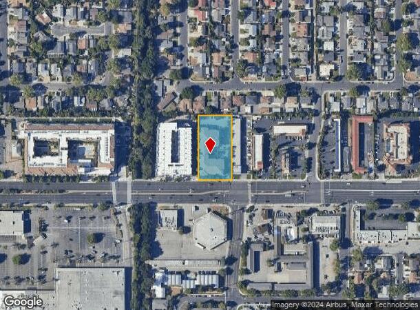  2525 El Camino Real, Santa Clara, CA Parcel Map