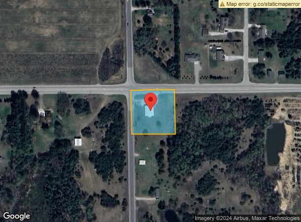  6020 E 34 Rd, Cadillac, MI Parcel Map