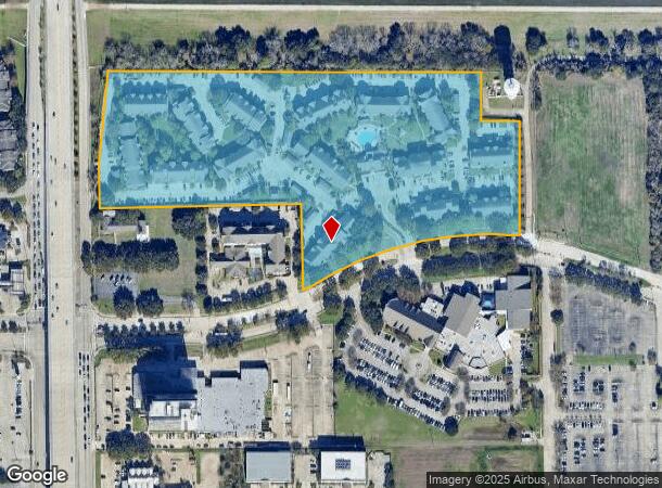 14220 Park Row Dr, Houston, TX Parcel Map