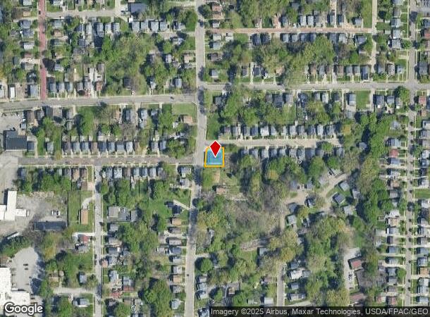  503 Dayton St, Akron, OH Parcel Map