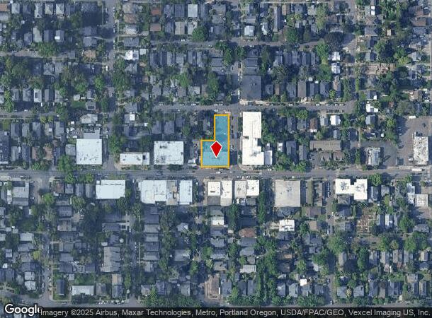  3609 Se Division St, Portland, OR Parcel Map