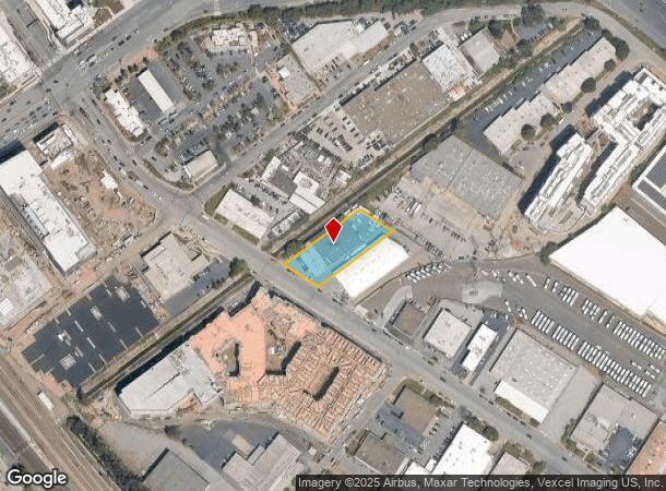 1872 Rollins Rd, Burlingame, CA Parcel Map