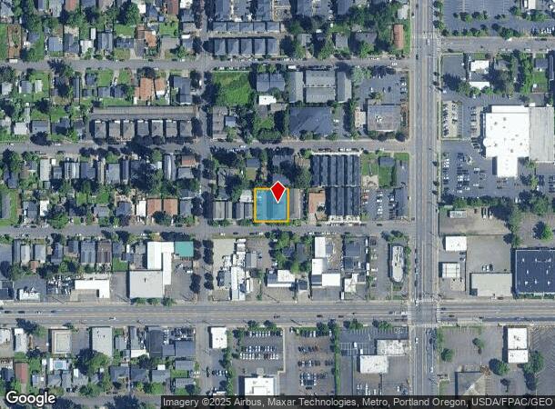  11933 Se Oak St, Portland, OR Parcel Map