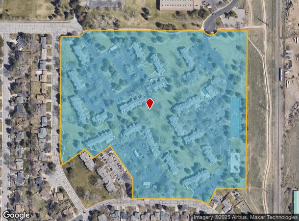  1720 Kirkwood Dr, Fort Collins, CO Parcel Map