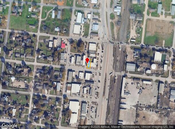  106 W 4Th St, Justin, TX Parcel Map