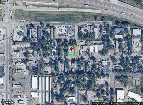  316 E Brookside St, Colorado Springs, CO Parcel Map