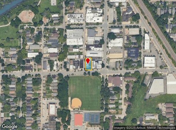  1611 Simpson St, Evanston, IL Parcel Map