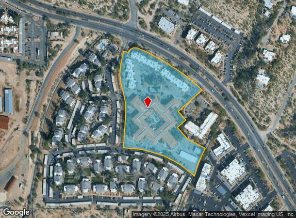  1550 E River Rd, Tucson, AZ Parcel Map
