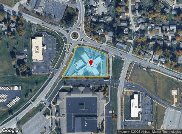 1285 W Jefferson St, Franklin, IN Parcel Map