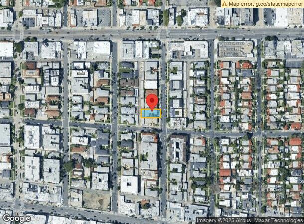  107 N Sweetzer Ave, Los Angeles, CA Parcel Map