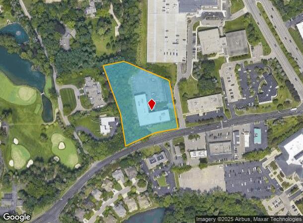 100 W Long Lake Rd, Bloomfield Hills, MI Parcel Map