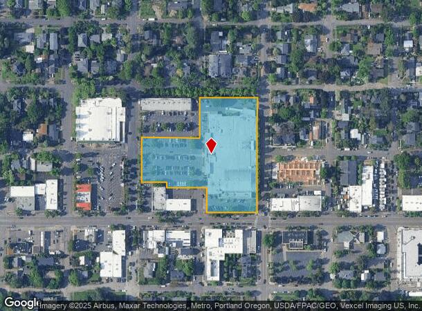  4515 Se Woodstock Blvd, Portland, OR Parcel Map