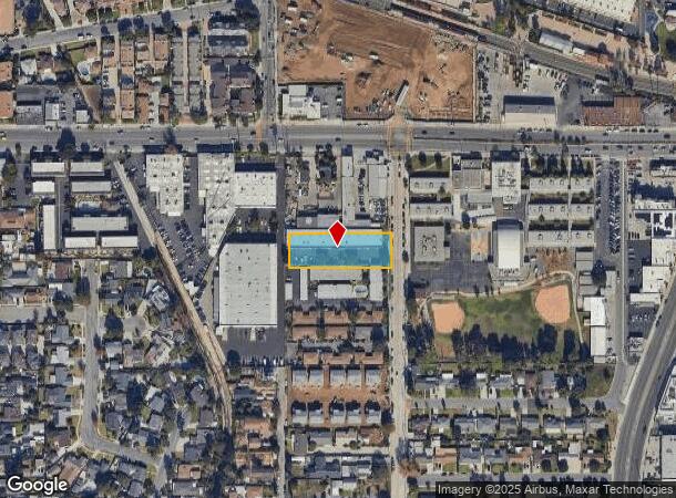 1825 Peck Rd, Monrovia, CA Parcel Map