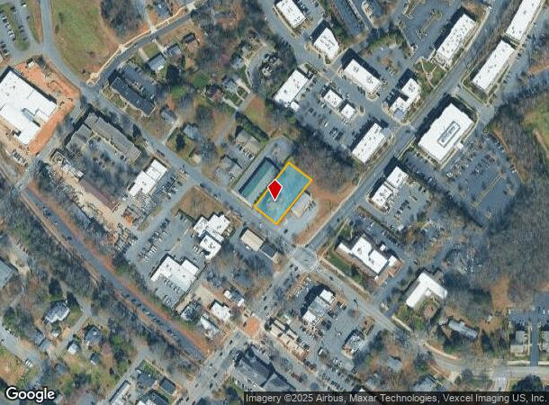  110 W Matthews St, Matthews, NC Parcel Map