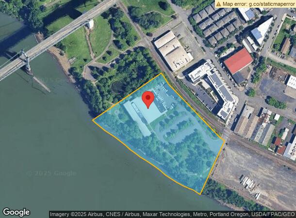  6543 N Burlington Ave, Portland, OR Parcel Map