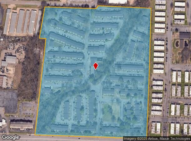  1340 Winchester Rd, Memphis, TN Parcel Map