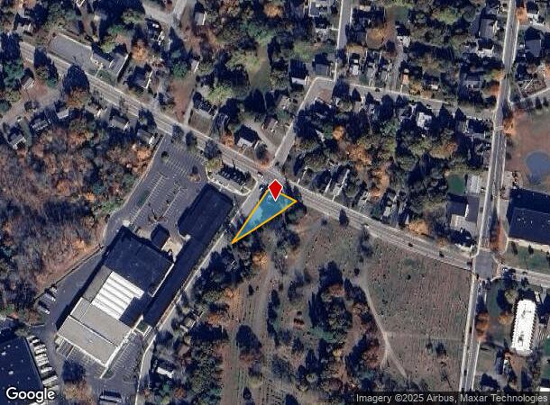  184 W Central St, Franklin, MA Parcel Map