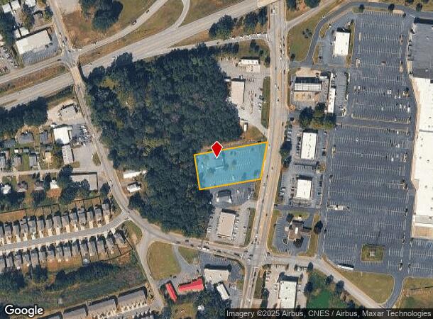 1020 S Pendleton St, Easley, SC Parcel Map