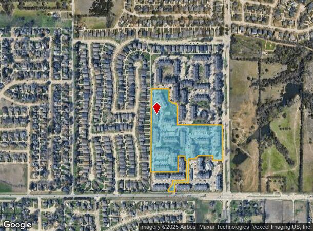  821 S Polk St, Desoto, TX Parcel Map