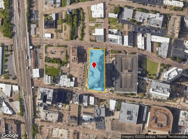 100 W Capitol St, Jackson, MS Parcel Map