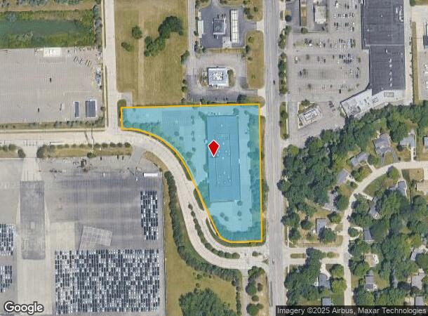3937 Campus Dr, Pontiac, MI Parcel Map