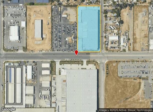  15894 Valley Blvd, Fontana, CA Parcel Map