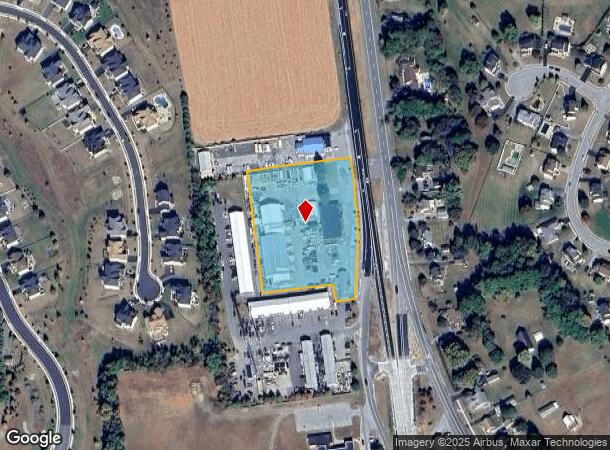  1695 S Dupont Hwy, Saint Georges, DE Parcel Map