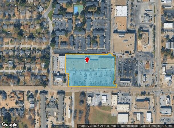 2555 W Park Row Dr, Arlington, TX Parcel Map