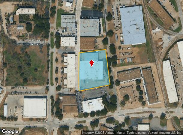  1121 108Th St, Grand Prairie, TX Parcel Map